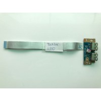 Плата с USB ноутбука Toshiba Satellite L550 L500