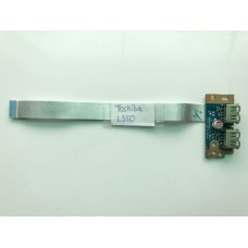 Плата с USB ноутбука Toshiba Satellite L550 L500