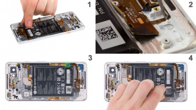 Как заменить USB плату Google Pixel 2 XL