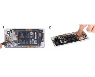 Как заменить датчик отпечатка пальца Google Pixel 2 XL