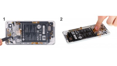 Как заменить датчик отпечатка пальца Google Pixel 2 XL