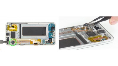 Как заменить вибро мотор Samsung Galaxy S8+