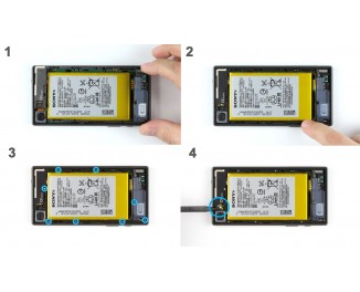 Как заменить шасси Sony Xperia Z5 Compact