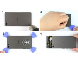 Как заменить заднюю крышку Sony Xperia Z5 Compact